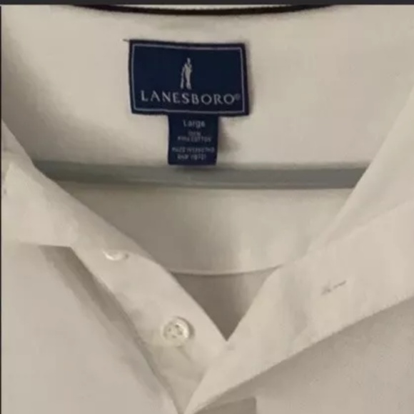 Lanesboro White Shirt Size Large - Picture 3 of 4